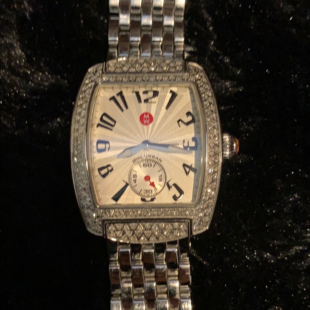 Michele Urban Mini Diamond Watch & bracelet